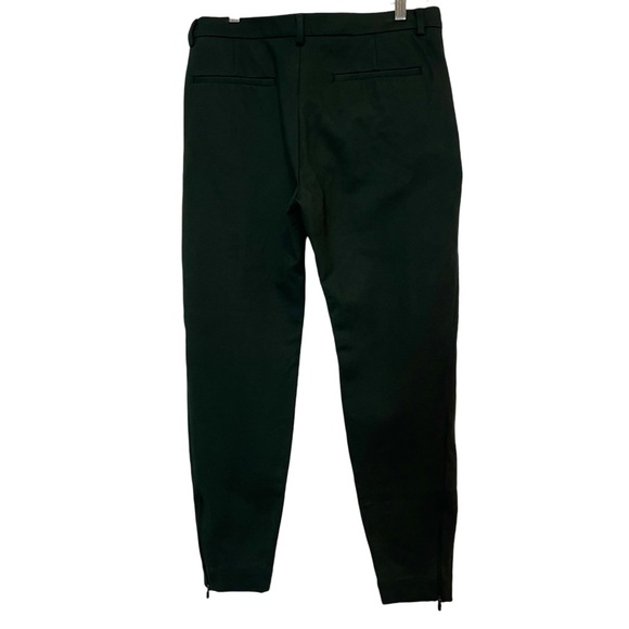 COS Men Pant Jersey Stretch Slim Trousers Zip Ankle Dark Green Size EU 48 - Picture 4 of 15